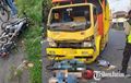 Honda CB Dibawa Remaja 16 Terlalu Melebar, Disambut Truk, Pemotor Tewas