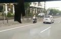 Dua Motor Boncengan Masuk Jalan Tol Tomang, Polisi Kasih Penjelasan Seperti Ini