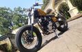 Templok Kaki-kaki Garang, Yamaha Scorpio Bobber Ini Tampil Maskulin