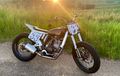 Yamaha WR450F Dicustom Jadi Street Tracker, Tampang Jadi Klasik