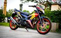 Honda Sonic 150R Berbaju Red Bull, Part-part Mewah, Tampang Istimewa