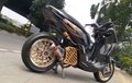 Imbangi Kakinya Yang Gambot, Mesin Yamaha Lexi Ini Bengkak Jadi 183cc