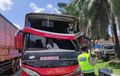 Bus Sari Mustika Bonyok, Sundul Truk Tangki di Tol Tangerang-Merak, Satu Penumpang Luka