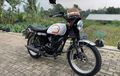 Modifikasi Kawasaki W175 Gaya Japanese Classic, Tampilan Antik Bikin Mata Melirik