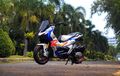 Honda ADV150 Pakai Seragam Gundam, Sokbreker Belakang Tinggal Satu