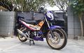 Langka Nih, Modifikasi Honda Nova Sonic 125 RS, Bertabur Part Racing Mewah
