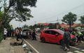 Honda Jazz Rontok Terjang Trotoar, Melintang Ditebas Mitsubishi Xpander, Toyota Calya Ikutan