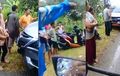 Mazda BT-50 Pelat Merah Lawan Arah, Pengemudi Tak Bawa SIM, Honda Vario 125 Kena Terjang