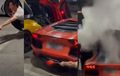 Gara-gara Bakar Sate Pakai Lamborghini Aventador, Mesin Jebol Keluar Asap Putih!