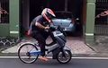 Kocak, Yamaha NMAX Dikawinkan Dengan Sepeda Ontel, Enaknya Dikasih Nama TELMAX Atau SEMAX Ya?