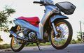 Honda Wave 125i Berparas Manis, Ubahan Istimewa Ada Keranjangnya