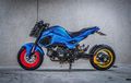 Modifikasi Sangar Honda MSX 125, Part Mewa Berlimpah, Swing Arm Melar