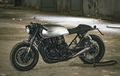 Honda CB750 Cafe Racer, Tampil Rapi Berkelir Silver Khas Mercedes-Benz