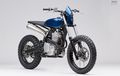 Honda NX650 Dominator Jadi Tracker, Cover Headlamp Unik Dari Sepatbor