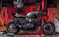 Suzuki GSX1100 Street Tracker Dirombak Terinspirasi Pesawat Bomber
