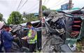 Toyota Avanza Hilang Kendali, Pengemudi Terpental Keluar, Kondisi Seat Belt Tak Terpasang