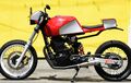 Honda FX650 Vigor Cafe Racer, Unik Dengan Desain Bodi Kotak-kotak