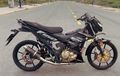 Modif Impresif Suzuki Satria F150, Kaki Istimewa Bikin Tampang Sporty