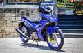 Yamaha MX King 150 Berbaju Biru, Pakai Pelek CNC Sewarna Bodi