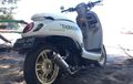 Honda Scoopy Cafe Racer, Pakai Knalpot Best3 Biar Suaranya Merdu