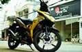 Yamaha MX King 150 Pakai Livery Movistar Kuning, Kakinya Full Upgrade