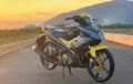 Dapat Ubahan Simpel, Yamaha MX King 150 Tampil Stylish, Kaki-kaki Istimewa
