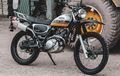 Yamaha Bronco 225 Jadi Vintage Enduro, Kaki-kaki Langsung Maksimal