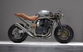 Suzuki Bandit 1200 Cafe Racer, Bodi Aluminium Garpu Depan Punya Ducati