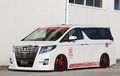 Semangat Kemerdekaan, Toyota Alphard Ceper Dengan Nuansa Merah Putih
