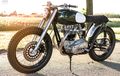 Triumph Bonneville T120 Jadi  Scrambler Minimalis Berparas Manis