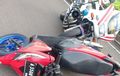 Tabrak Moge Polisi Saat Sunmori, Bensin Vario 125 Dikuras Habis Plus Dorong Sampai Polres