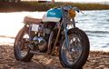 Triumph Bonneville T100 Dirombak Minimalis, Tampang Simpel dan Unik