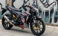 Modifikasi Istimewa Suzuki Satria F150, Pasang USD MSX 125 dan Pelek Marchesini