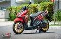 Honda Vario 150 Berbaju Merah, Kaki-Kaki Mewah, Rem Cakram Depan-Belakang