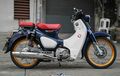 Honda Super Cub C125 Modif Simpel, Fokus di Kaki, Tampang lebih Elegan