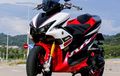 Yamaha Aerox 155 Jadi Sangar, Setang Model Tekuk, Kaki-kakinya Menawan