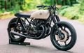 Cappuccino Racer, Suzuki GS750 Custom Berparas Resik dari AMP Motorcycles