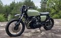 Honda CB750 Bergaya Tracker, Wujudnya Minimalis, Wajahnya Galak Banget