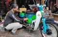 Arek Malang Konversi Motor Klasik Jadi Motor Listrik, Retro Abis Pakai Basis Honda C70