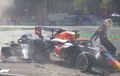 Duar! Mobil Max Verstappen Timpa Mobil Lewis Hamilton di F1 Italia 2021, Ini Videonya