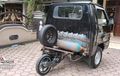 Mitsubishi L300 Pikap Tampil Nyentrik, Dibuat Buntung dan Caplok Mesin Honda BeAT