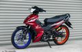 Modifikasi Unik Yamaha Jupiter MX 135, Pasang Pelek Belang Jadi Nyentrik
