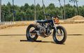 THE BADASS, Flat Tracker Sangar Dibangun Dari Beragam Part Ducati