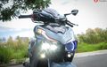 Honda Air Blade 125 Pasang Proyektor LED Belang Plus Kaki-kaki Sangar