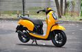 Modifikasi Honda Scoopy Spoon Jubah Kuning Pede Tampil Gaya Racing