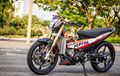 Honda Sonic 125 Kelewat Sangar, Bodi Kekar dan Peleknya Full Karbon