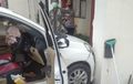 Airbag Honda Mobilio Meledak, Tiang Beton Retak Ulah Ngeyel di Lokasi Terlarang