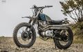 Suzuki TU250 Grasstracker Scrambler, Kaki-kaki Berubah, Punya Tangki Tambahan Juga