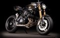 Honda CBX1000 Cafe Racer Berjubah Serat Karbon, Kaki-kakinya Full Upgrade