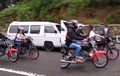 Aksi Geber-geber Knalpot Brong Jadi Bulanan Netizen, Kelakuan Cewek Raja Jalanan Pemimpin Rombongan Bikin Geram